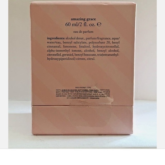Philosophy AMAZING
GRACE Perfume Eau de
Parfum 2 oz Graceful
Greetings - Picture 3 of 4